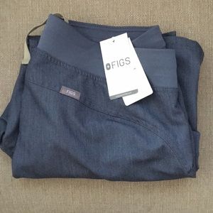 Figs kade cargo - heather denim